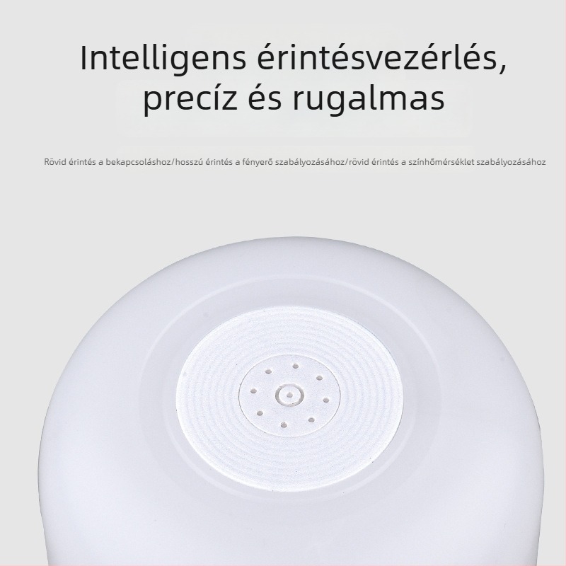 Multifunkciós LED éjjeli lámpa szemvédelem, USB töltés, érintéses kapcsolóval, éjjeli asztali lámpa, lágy hangulatvilágítás