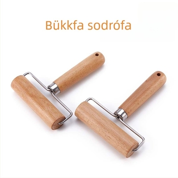 GMZ 004 Tömbfa tésztagörgő – egykezes, erőfeszítés-mentes, modern minimalist dizájn, tésztákhoz és töltött tésztalapokhoz