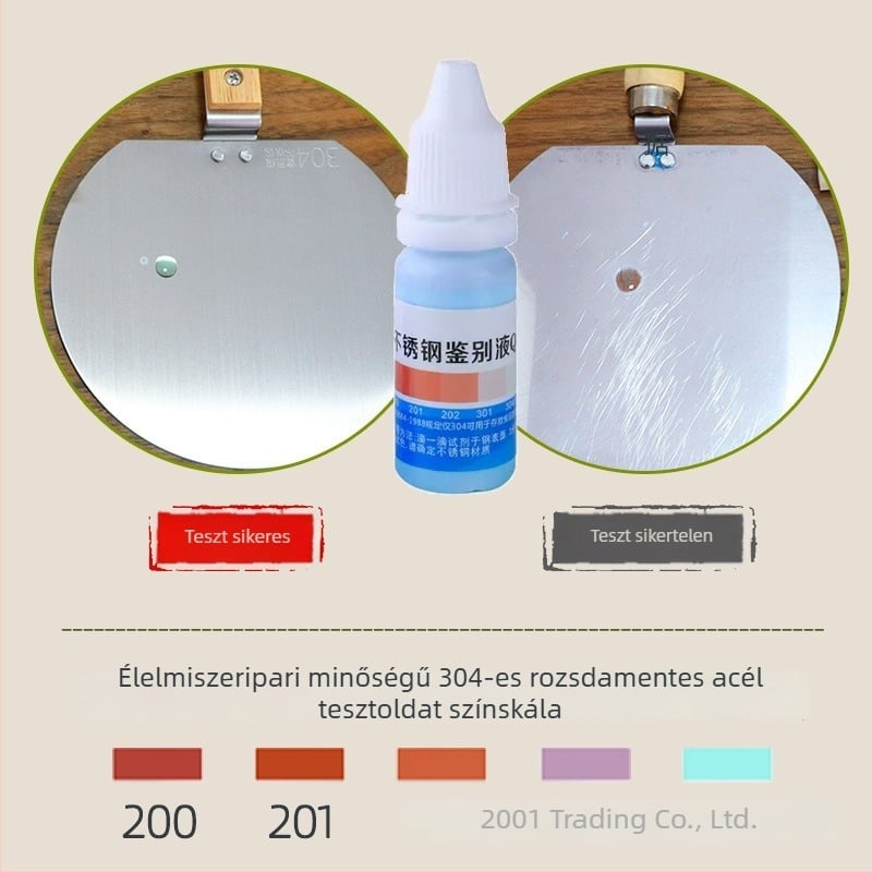 304 rozsdamentes acélból készült hal előkészítő készlet evőpálcákkal és szeparáló spatulával