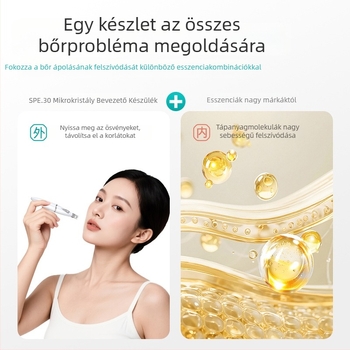 Gabrielle Otthoni használatra szánt mikrotűs arckészülék, arcesérum-beviteli eszköz és bőrápolás Water Light technológiával