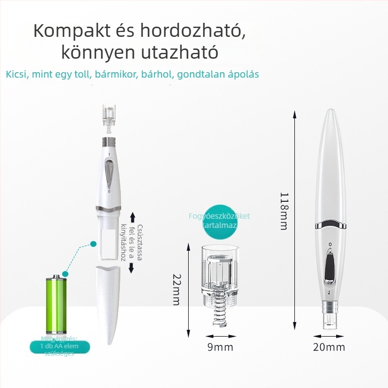 Gabrielle Otthoni használatra szánt mikrotűs arckészülék, arcesérum-beviteli eszköz és bőrápolás Water Light technológiával
