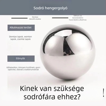 316 rozsdamentes acél nyújtófa tészta lapokhoz, új modell, otthoni használatra, sokoldalú tészta nyújtó eszköz