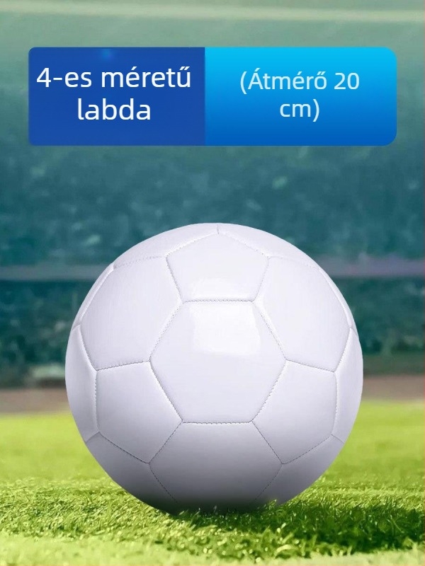 PVC futball DIY graffiti mintával, fehér felülettel, aláírás dizájnnal, méretek 3, 4 és 5, gépi varrás