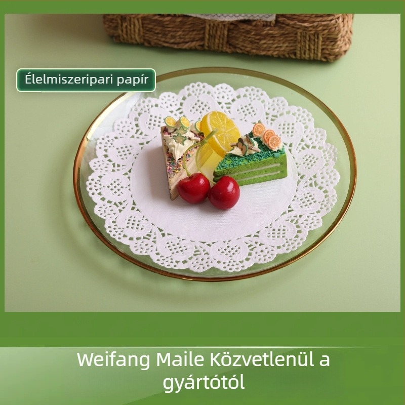 Virágmintás zsírelnyelő sütőpapír, sült ételekhez és élelmiszerrel érintkező használatra
