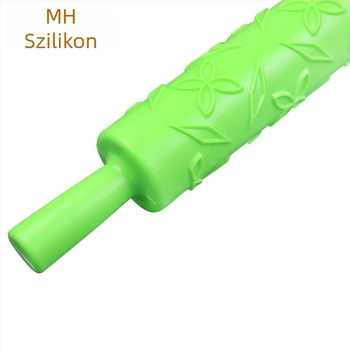 Minghao Gyémántlevél mintázatú sodrófa tortákhoz és fondanthoz, élelmiszer-minőségű műanyag