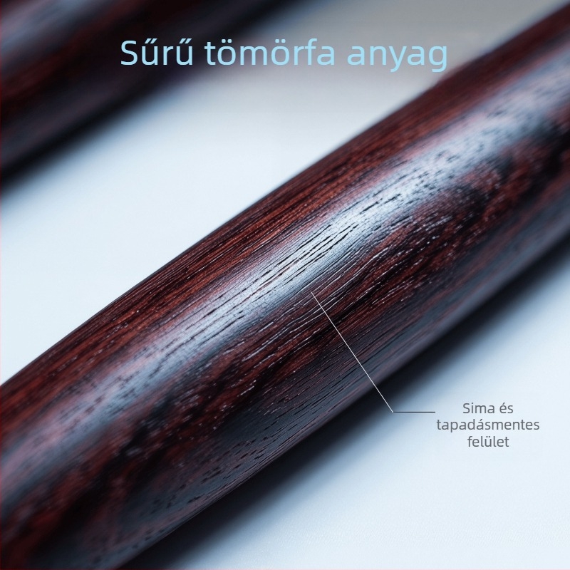 Rózsafa hal alakú tészta nyújtó, tömör faanyagból, nagy méret