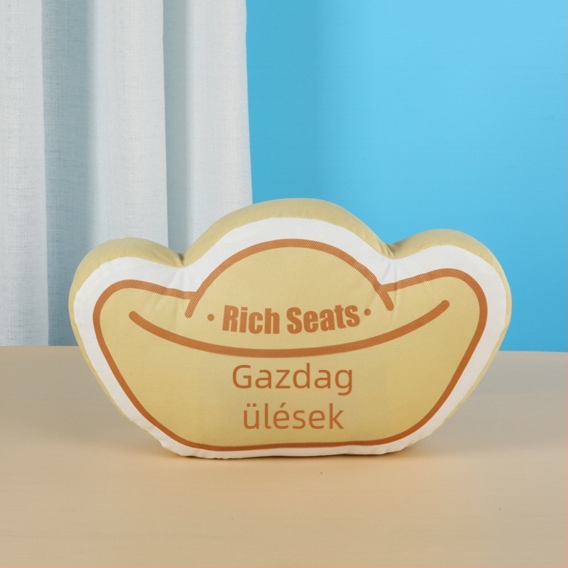 Személyre szabott nyomtatott, egyedi alakú plüss párna, rajzfilmfigura motívummal, új modell
