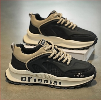 2025-ös új modell fiataloknak szóló laza sportcipő puha talppal, dad shoes stílusú férfi cipő, tavasz