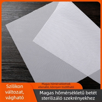 Konyhai szilikon alátét – 1,2 mm, hőálló 220°C-ig, lefolyó alátét, integrált tűzhelyhez