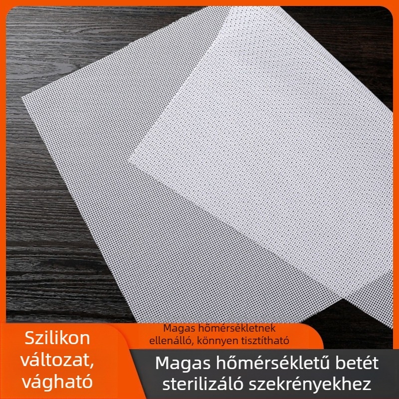 Konyhai szilikon alátét – 1,2 mm, hőálló 220°C-ig, lefolyó alátét, integrált tűzhelyhez