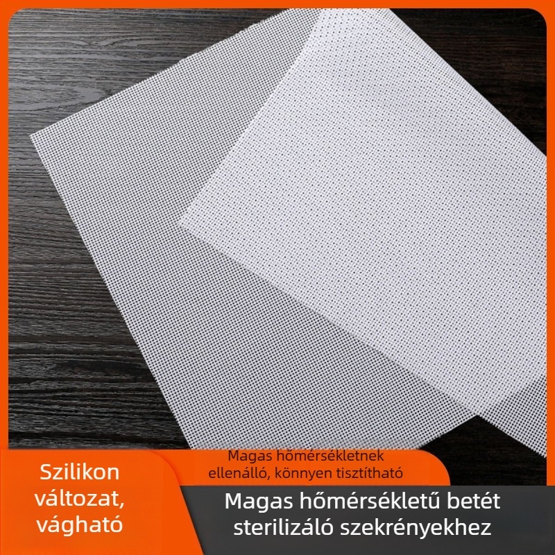 Konyhai szilikon alátét – 1,2 mm, hőálló 220°C-ig, lefolyó alátét, integrált tűzhelyhez