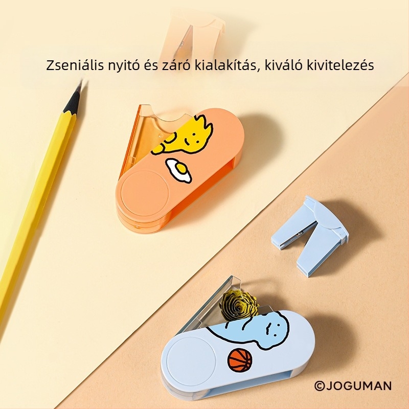 Newsey Ns074-Q Qiaoguman forgó fedelű kétlyukas ceruzahegyező