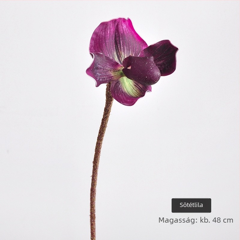 Phalaenopsis művirág, egy szálas beltéri cserépben, dekoratív esküvői és fotózási kellék