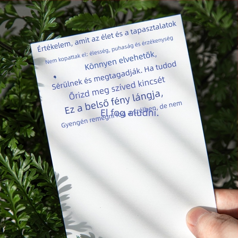 A szavak ereje: üdvözlőlapok irodalmi, elegáns inspiráló üzenetekkel, dekoratív üdvözlőlapok, születésnapi ajándék, 30 darab