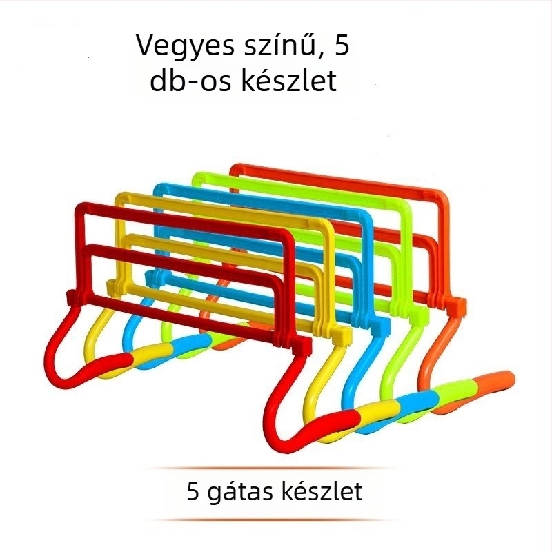 Állítható otthoni akadálykeret futball- és atlétikai edzéshez – gyerekeknek szánt kis akadálykeret