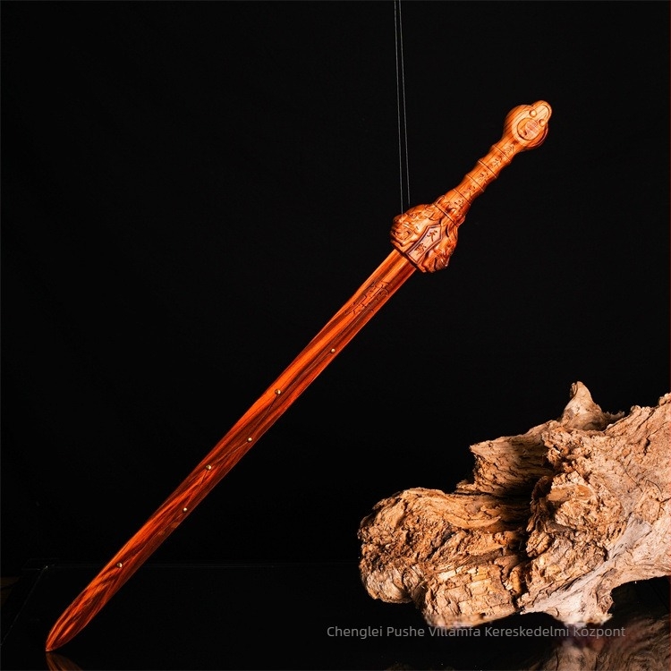 Thunderwood Taoist Sword – Peachwood and Jujube Wood, Big Dipper Stars, Tianshi Sword, Five Thunder Sword