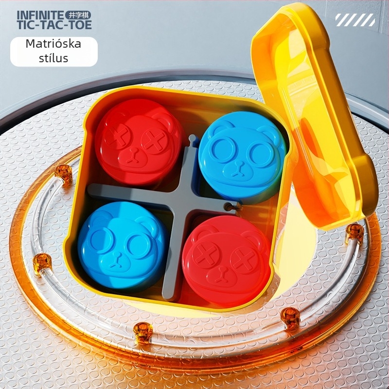 Okos elektronikus Tic-Tac-Toe 4 az 1-ben memóriafejlesztő asztali játék gyerekeknek