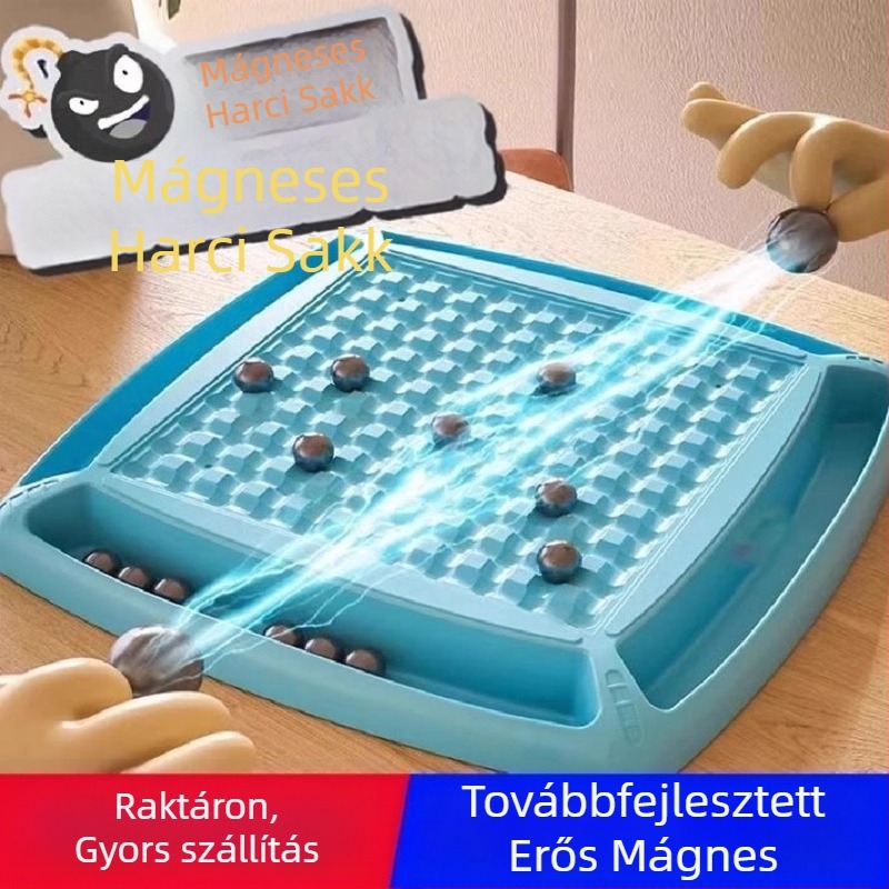 Kétfős mágneses csata sakk — mágneses sakkjáték gyerekeknek — asztali családi játék
