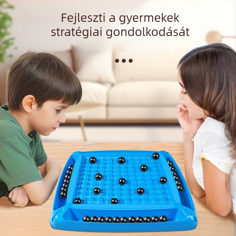 Kétfős mágneses csata sakk — mágneses sakkjáték gyerekeknek — asztali családi játék