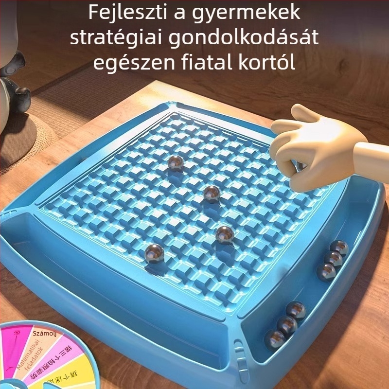 Kétfős mágneses csata sakk — mágneses sakkjáték gyerekeknek — asztali családi játék