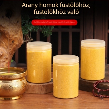 Speciális homok buddhista oltár füstölő hamujához, otthoni használatra
