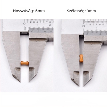 6×3-os olívamag gravírozott medál zsinórral – DIY ékszerkészítéshez