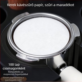 Kávéfilter papír moka pothoz és francia presszóhoz, kör alakú