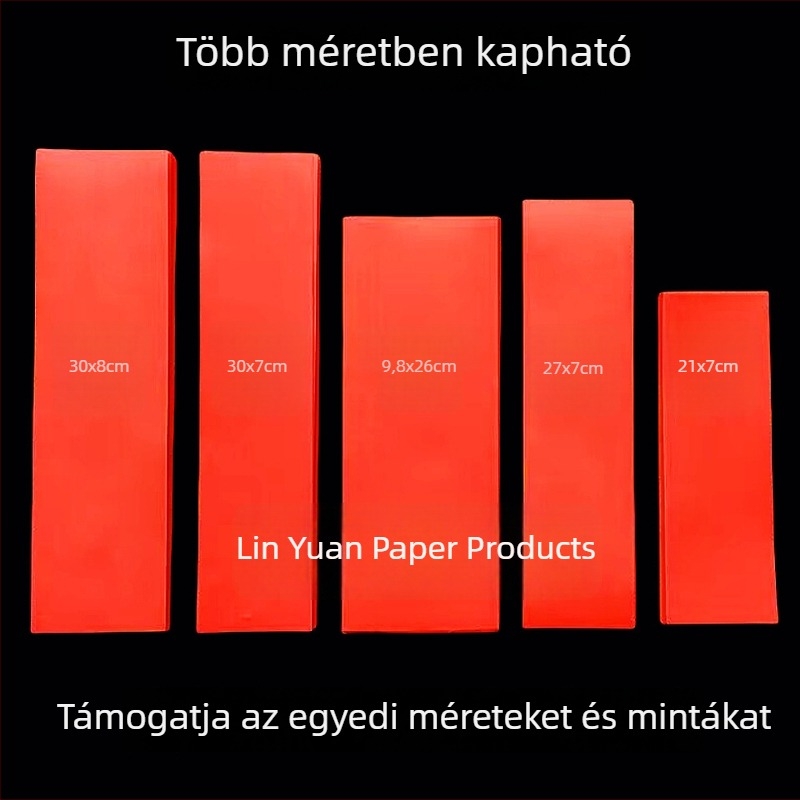 Sárga talizmánpapír taoista íráshoz, vast, nyomtatható, nem foltosodik