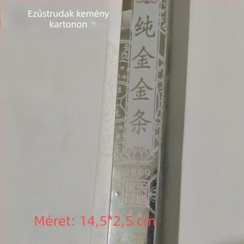Kézzel hajtogatott, magas fényű papíralapú aranyrudak, ragasztó nélkül, félkész dísztárgyak égési rituálékhoz