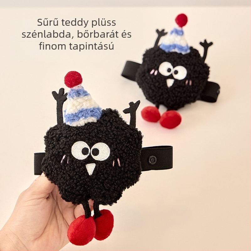 Baba alakú függönykapcsok gyerekszobába virágos díszítéssel, szög nélkül, letisztult modern dekoratív zsinór