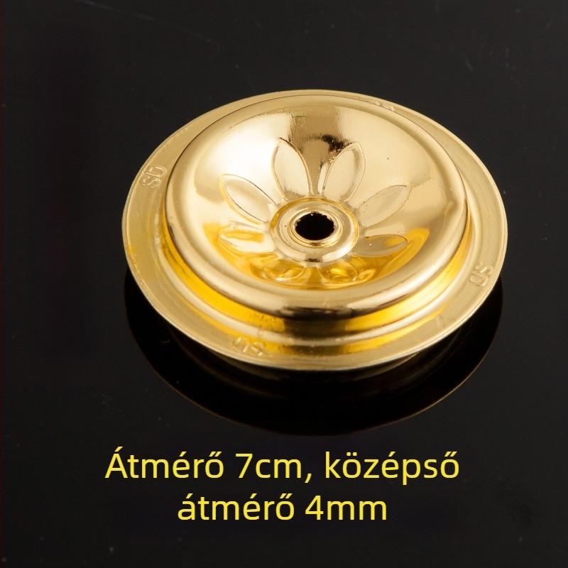4 cm-es ötvözetű olajlámpa úszó, buddhista lámpákhoz, alumínium úszó