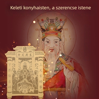 Taóista réz Konyhai Isten matrica – Konyhai falidísz, Szerencsés Újév