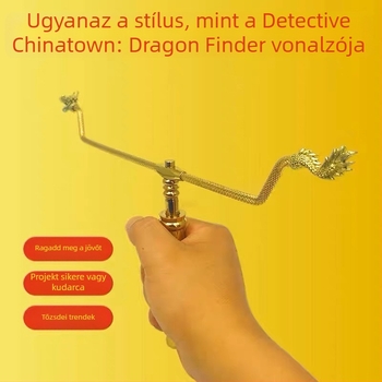 Yang Gong Xunlong réz kézzel készített taóista dísz – sárkányfej és farok
