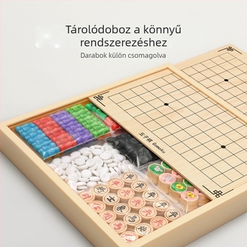 Oktatási társasjáték gyerekeknek: Flying Chess és Gomoku — multifunkcionális, mindent egyben sakkasztal