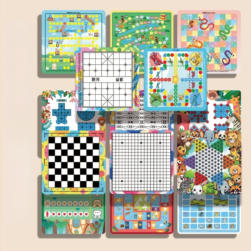 Oktatási társasjáték gyerekeknek: Flying Chess és Gomoku — multifunkcionális, mindent egyben sakkasztal