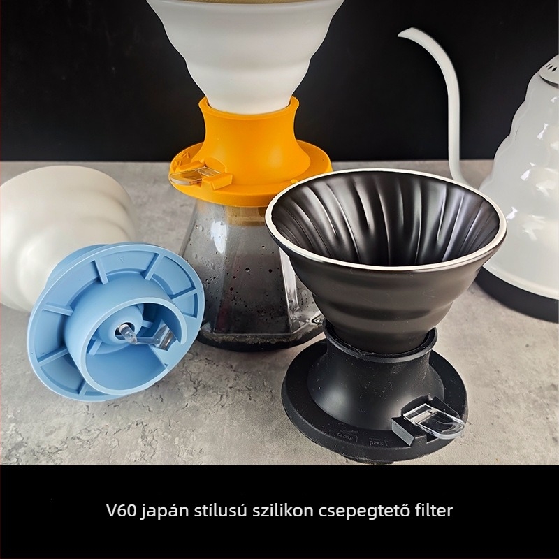 Kézi készítésű kerámia V60 káveszűrő csésze, hőálló