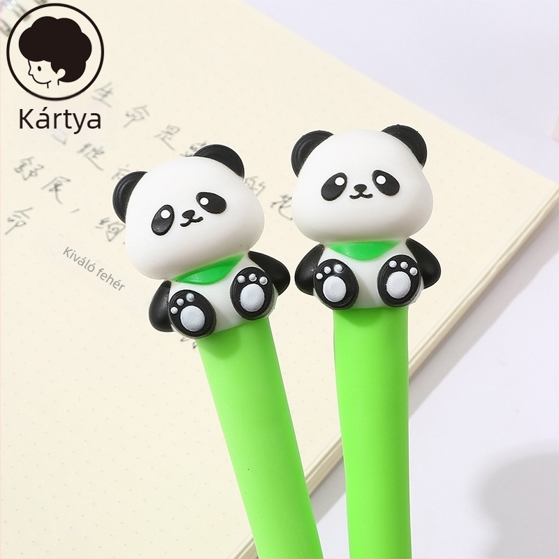 Fanduka Cartoon Panda gél toll, nem törlődik, diák írószer