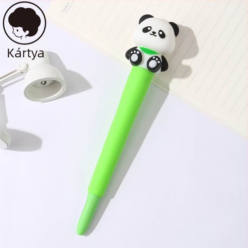 Fanduka Cartoon Panda gél toll, nem törlődik, diák írószer