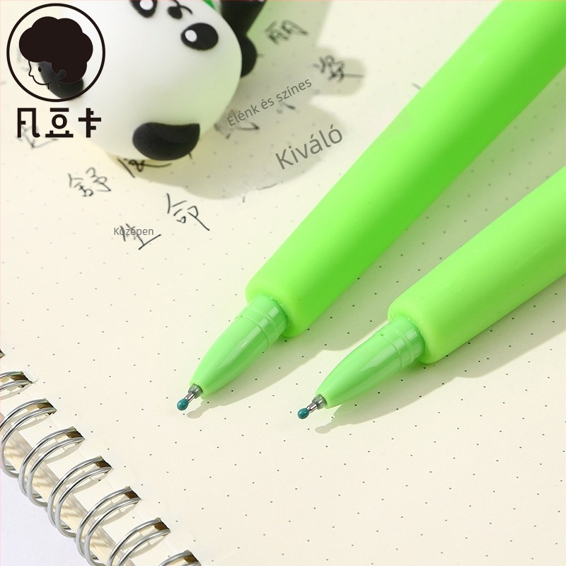 Fanduka Cartoon Panda gél toll, nem törlődik, diák írószer