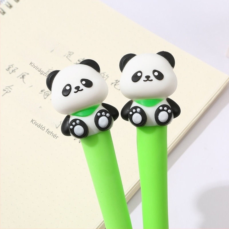 Fanduka Cartoon Panda gél toll, nem törlődik, diák írószer