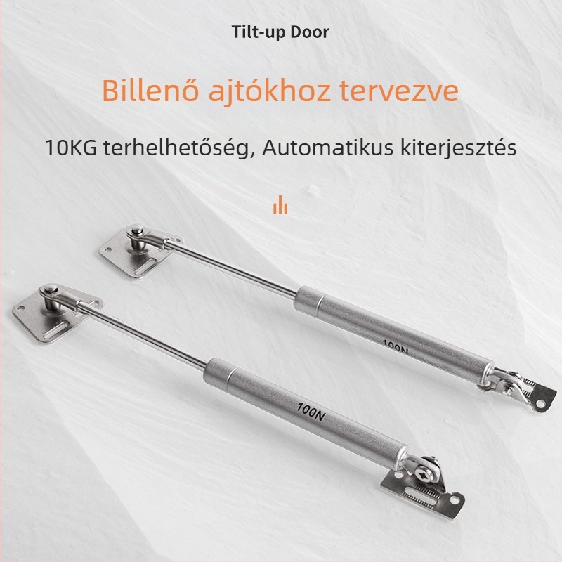Felnyíló szekrényajtóhoz gázrugó, teleszkópos rúd, bútoralkatrész