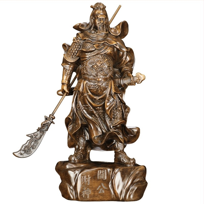 Guan Yu gyanta szobor otthoni és irodai dekorációhoz – dekoratív figura ajándék