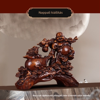 Maitreya Buddha figurája, Mosolygó Buddha zsákkal, otthoni és irodai dekoráció