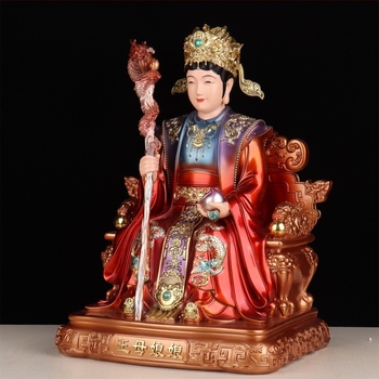 Jáde császár és Királyanya otthoni oltárhoz – gyantából készült buddhista figurák