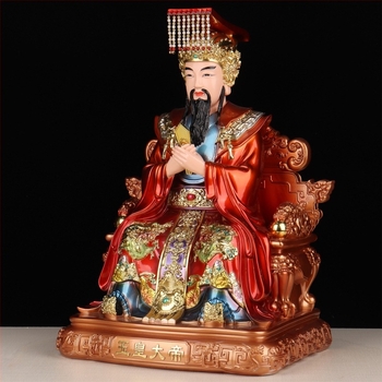 Jáde császár és Királyanya otthoni oltárhoz – gyantából készült buddhista figurák