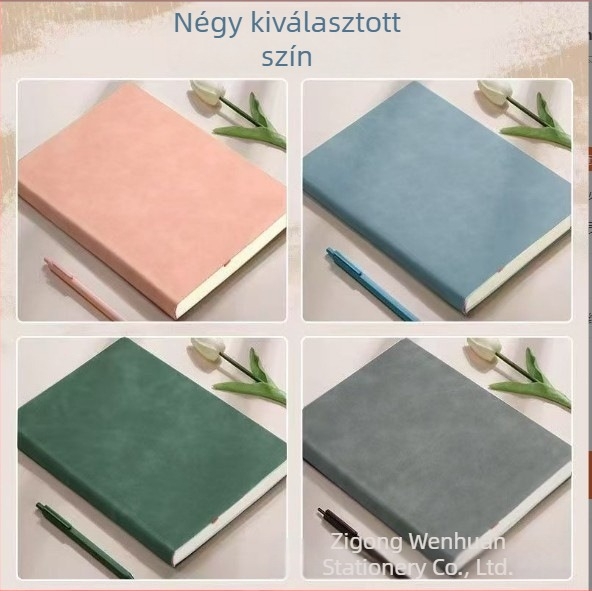 Négyzetes alakú füzet, leválasztható oldalakkal