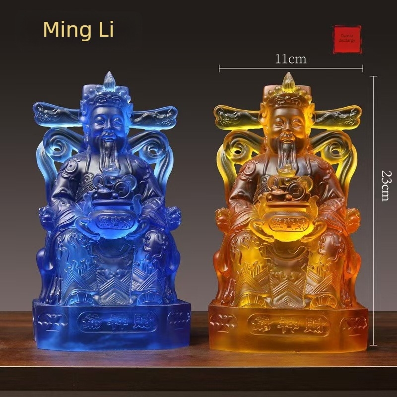 Vagyon Istene Buddha szobor, autós díszfigura a gazdagság vonzására, üzlet megnyitásához, bőség minden irányból