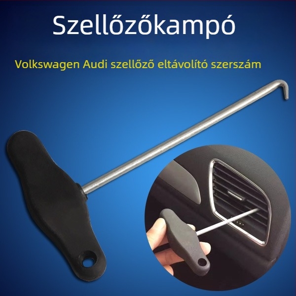 Volkswagen klímaberendezés levegőkivezetésének eltávolító eszköz 3438 – kampó, üvegemelő, olajtömítés, fék rugó