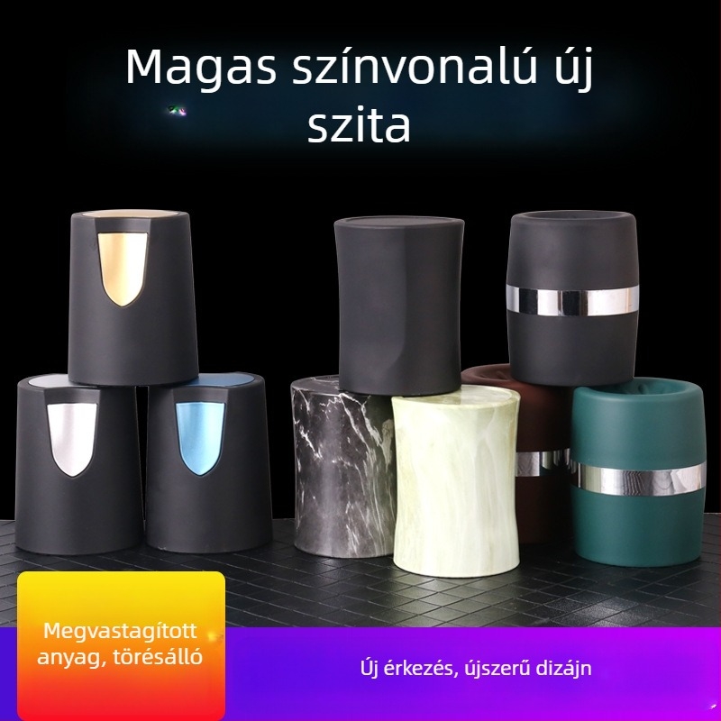 Prémium minőségű nordic stílusú kockadobó pohár kaleidoszkópos dizájnnal, vastított és tartós bár és KTV használatra.