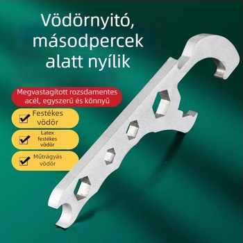 Olajtartály fedélnyitó és hordóemelő eszköz